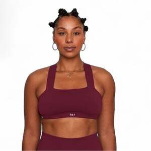 ✨SET Active Luxform® Band Bra in Sangria Size Small